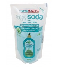 Бальзам для мытья посуды и детских принадлежностей (ЭКОСОДА) Ecosoda reffil original 500мл 