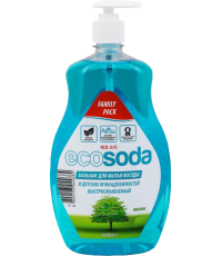 Бальзам для мытья посуды и детских принадлежностей (ЭКОСОДА) Ecosoda original 1000мл 